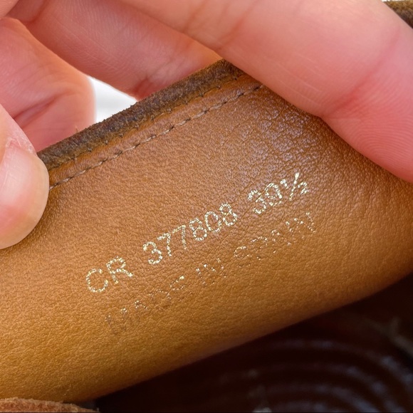 Saint Laurent Tan Suede Fringe Espadrille desert boot booties IT 39.5 US 9.5 - Picture 11 of 16